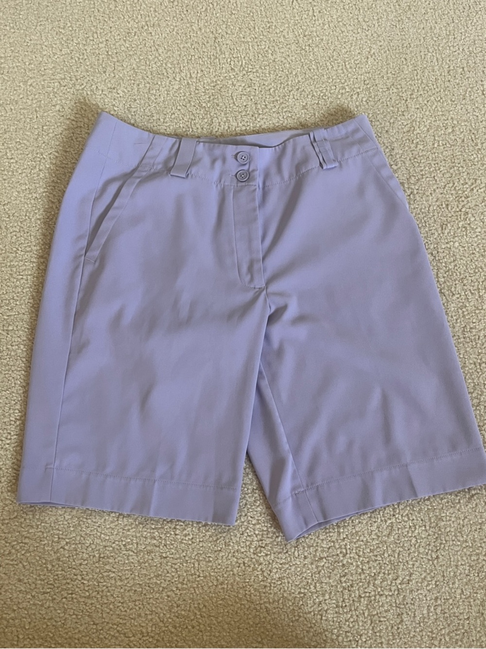 Nike Women’s Dry Fit Golf Shorts Lilac Lavender size 4